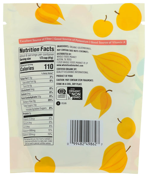 365 8 by Whole Foods Market, Organic Goldenberries, Ounce