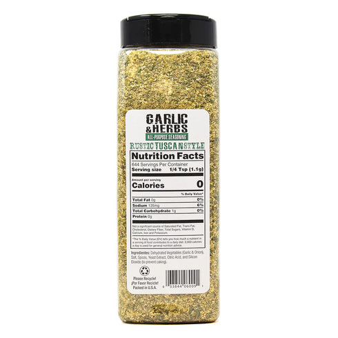 25 oz (Pack 2) Kingsford Badia Garlic & Herbs All-Purpose Seasoning