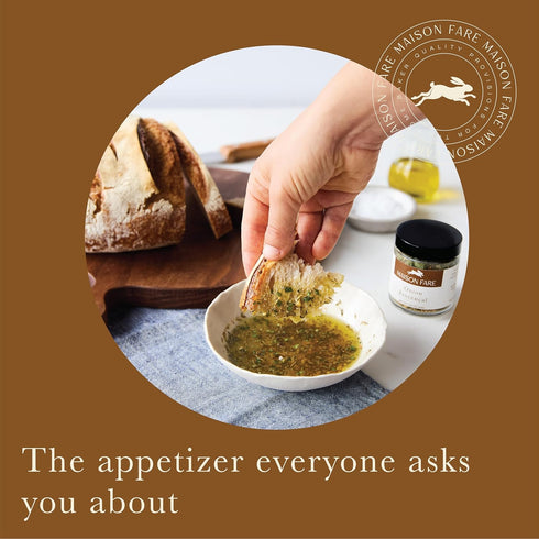 Set 3 Set of Artisan Bread Seasoning Mixes Garlic Herbs with Black Garlic, Seed Blend, and Toasted Onion With Lemon |