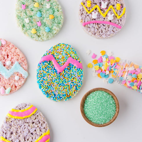 Sweets Indeed Sprinkles, Easter Sprinkles, 4 Pack Edible Mix, Perfect for Cake Decorations, Baking, Ice Cream, Cookies