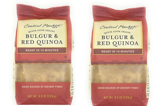 HEB Central Market Quick Cook Grains 8.8oz - 2 pack (Bulgur & Red