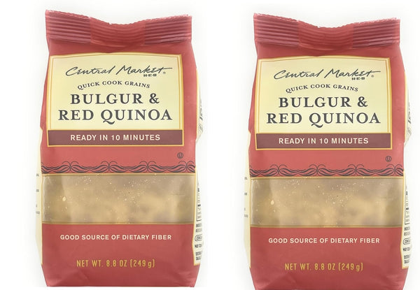 HEB Central Market Quick Cook Grains 8.8oz - 2 pack (Bulgur & Red