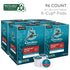 96 Count (Pack 4) Caribou Coffee Mahogany Keurig Single-Serve K-Cup Pods, Dark Roast Coffee