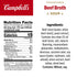 10.5 12) Campbell's Condensed Beef Broth, Ounce Can (Case