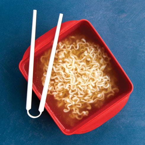 3.6 Nordic Ware Ramen Rush with Chopsticks, Cup, Microwave Noodle Cooker
