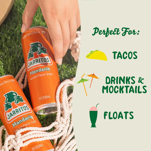 (12 oz, 355ml) 24 (3 8) 0g Jarritos - Mexican Soda Soft Drinks, Pineapple Cans Boxes of - Real Cane Sugar - Fat - Made