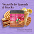 9oz 4 Packs BNutty Fruit Lover's Peanut Butter | Gluten-Free, Natural Ingredients | Assorted Flavors, Smooth & Creamy
