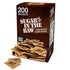 Sugar In The Raw Turbinado Cane Sugar Packets, 200 Count, Natural Sweetener for Drinks and Baking