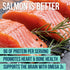 Surfsnax Omega-3's, Whole30, 10 Count Salmon Jerky Snack Sticks - Sustainably Farmed Beechwood Smoked Salmon Jerky