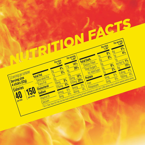 6g 0.28 oz. (14 Count) Slim Jim Smoked Meat Sticks, Mild Flavor, Protein Per Serving, Snack Size