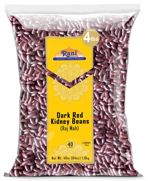 Rani Red Kidney Beans, Dark 64oz (4lbs) 1.81kg Bulk ~ All Natural