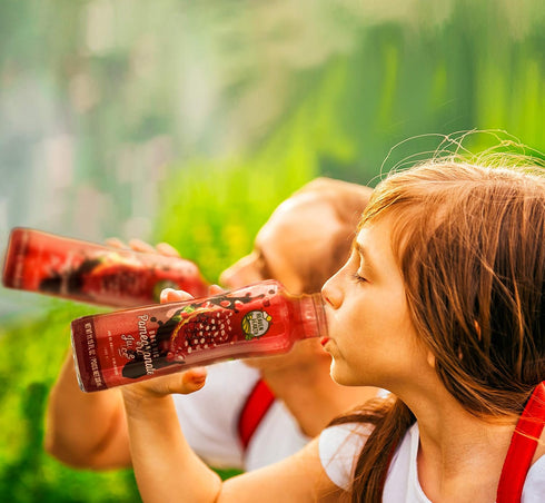 100% 11.15oz (6 Pack), Heaven & Earth Pure Organic Pomegranate Juice NO Concentrate! Cold Pressed, Non GMO Verified, No