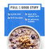 by purely elizabeth. 8 Oz (Pack 6) purely elizabeth Collagen Protein Oats, Blueberry Walnut, Gluten Free
