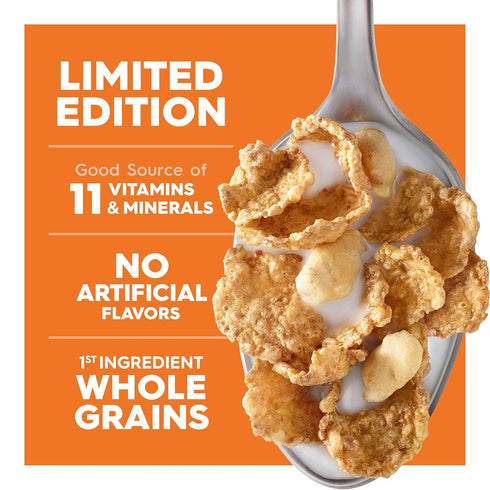 15.6oz (1 Kelloggs Special K Breakfast Cereal, Fiber Cereal, Large Size, Pumpkin Spice, Box Box)