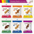 Homefree Mini Cookies Variety Pack, Gluten Free, Nut Free, Vegan Snack Packs (Pack of 10)