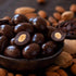 2 Pack Dark Chocolate Almonds - Pound Bulk - Whole Dry Roasted Dark Chocolate Covered Almonds - Candy for Office
