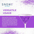 Snowy River Purple Cocktail Glitter - All Natural Edible Beverage Glitter for Cocktails, Wine, Champagne & Soda -