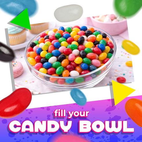 1 Lb Jelly Beans | Bag | Assorted Jelly Beans | Classic Fruit & Licorice Flavors | Chewy Candy for Gifting, Dessert