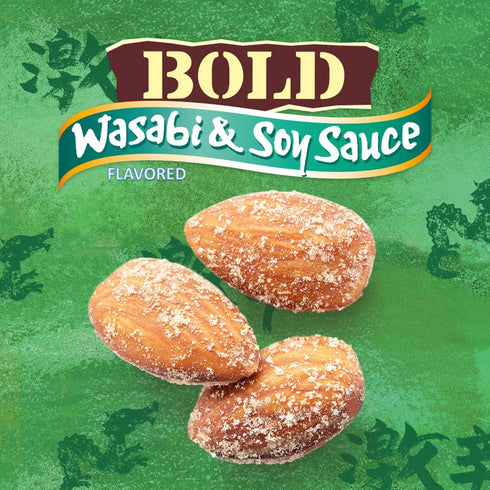 Blue Diamond Wasabi & Soy Sauce Almonds - Flavorful Snack Nuts