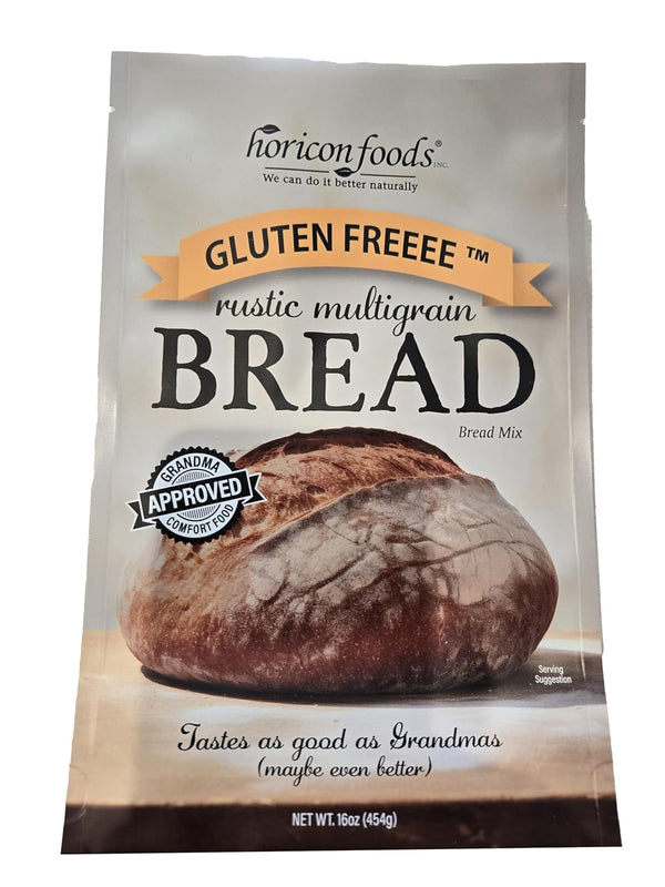 Glutenfreeee Gluten Free Rustic Multigrain Bread Mix, 16 Ounce - Whole Grain,