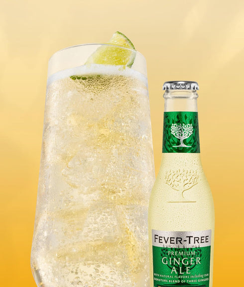 6.8 Oz (Pack 24),A500111 Fever-Tree Premium Ginger Ale, No Artificial Sweeteners, Flavourings or Preservatives, Fl