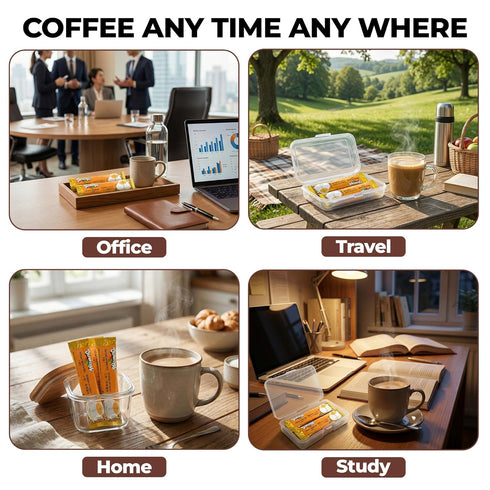 100 3 1 Vinacafe Vietnamese Instant Coffee Sticks in Milk Coffee Blend, Smooth Medium Roast Instant Mix for Fast