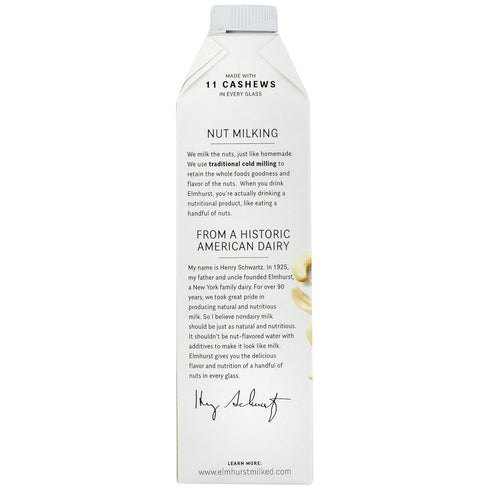 32 oz Elmhurst Beverage Cashew Milked, fl