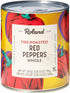 Roland Foods Whole Fire Roasted Red Peppers, Specialty Imported Food, 28 Ounce