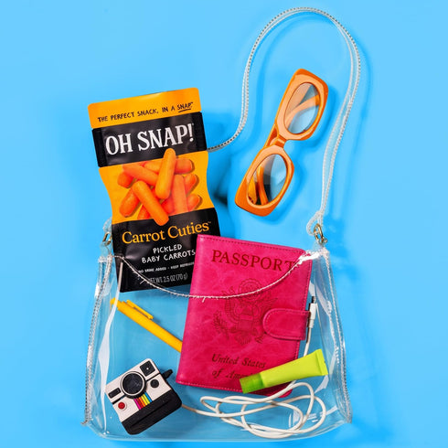(12 Pack) Packed OH SNAP! Carrot Cuties - Pickled Baby Carrot Snacks - Fresh Ready to Eat Pickled Baby Carrots