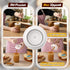 11.3in 304 Enhon Natural Peanut Butter Stirrer Kit, Stainless Steel Peanut Butter Mixer with Spill Resistant Silicone