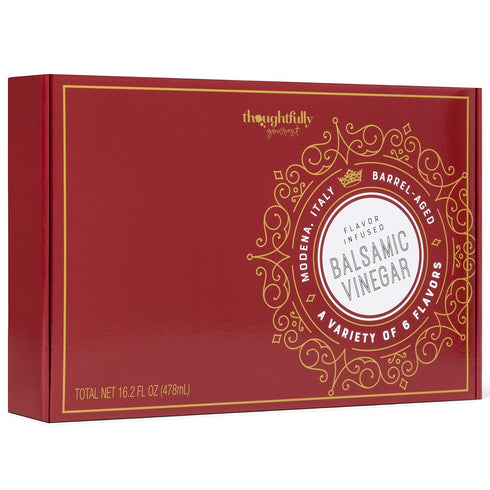 Set, Pack 6 Thoughtfully Gourmet, Balsamic Vinegar Gift Flavors Include Fig, Chili, Garlic and More, IGP Certified