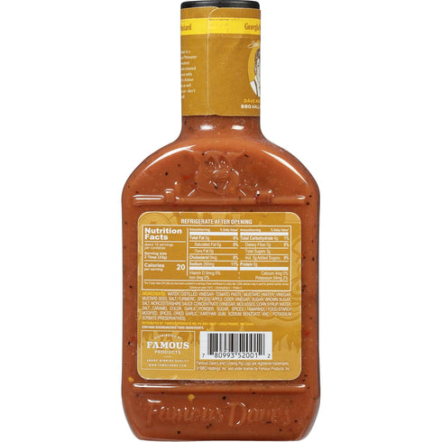 3 (52.5 oz.) Famous Dave's - pck, Georgia Mustard BBQ Sauce