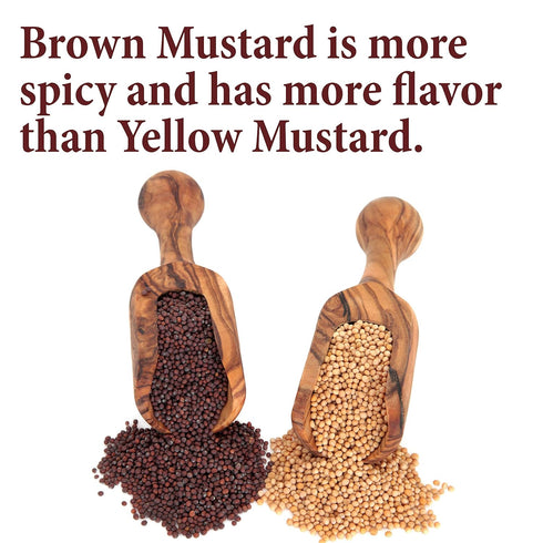 The Spice Way Brown Mustard Seeds, Whole Seeds, 8 oz
