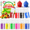 Natural Food Coloring - 10 Plant-Based Liquid Food Coloring Set, Artificial Dye