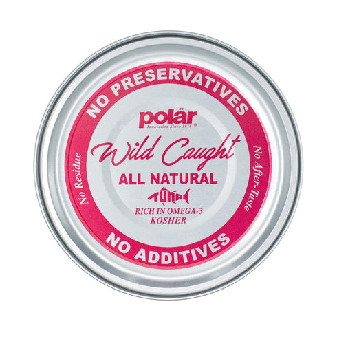 Albacore 5 oz (Pack 12) MW Polar Tuna, All Natural Solid White in Water, Can