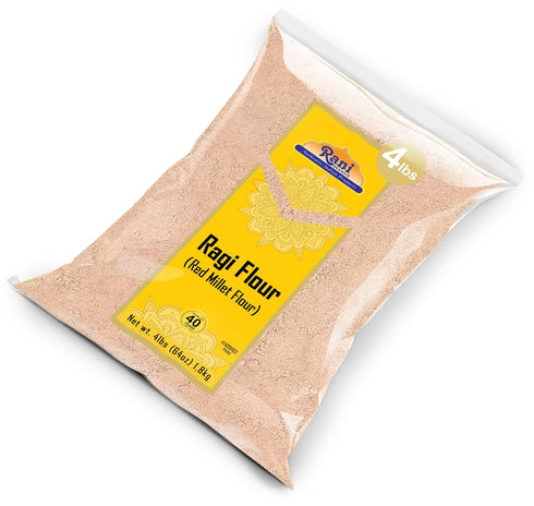 64oz (4lbs) 1.81kg Rani Ragi (Finger Millet) Flour Bulk ~ All Natural | Vegan | Gluten Friendly | NON-GMO | Kosher |