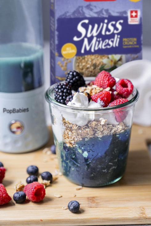 Energy-Packed 21oz (Pack 6) Familia Swiss Muesli Protein Crunch, Cereal with Superseeds & Honey