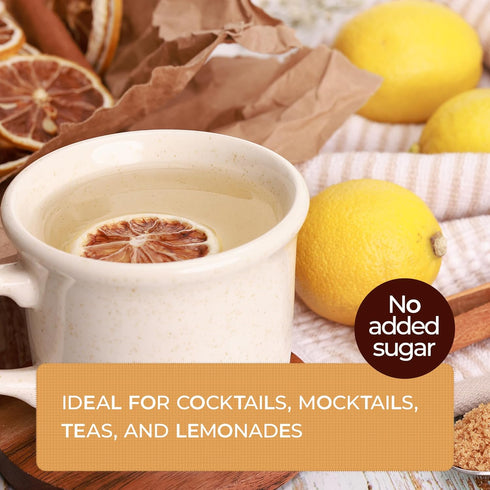 2.5 OZ (71 -2 100% Premium Dried Lemon Slices Dehydrated Lemons g) Bags - Natural Gluten Free Fruit Snacks Made in US