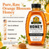 32 oz Pure Raw Unfiltered Orange Blossom Honey, - Premium American Sourced by Weeks Honey Farm | Light Citrus Floral