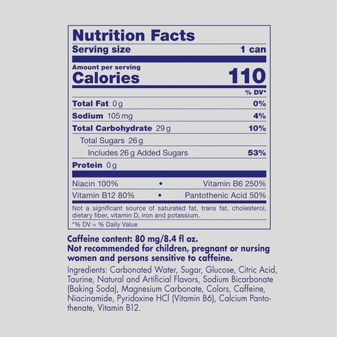 8.4 Oz (Pack 12) Red Bull Energy Drink, Fl