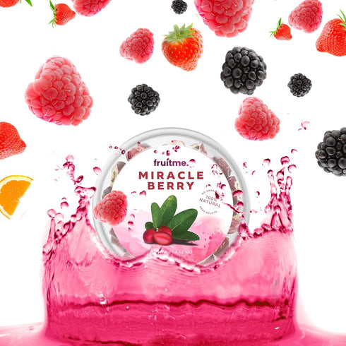 Fruit Me 30 Miracle Berry Whole Fruit - Gently Dried Miracle Fruit Seedless Halves - Sweeten Those Sour Moments