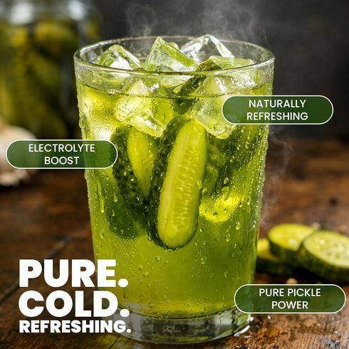 (1 Jersey Pickles Pickle Power Juice Classic Dill | Pickle Juice with Electrolytes for Hydration | Vegan, Gluten Free