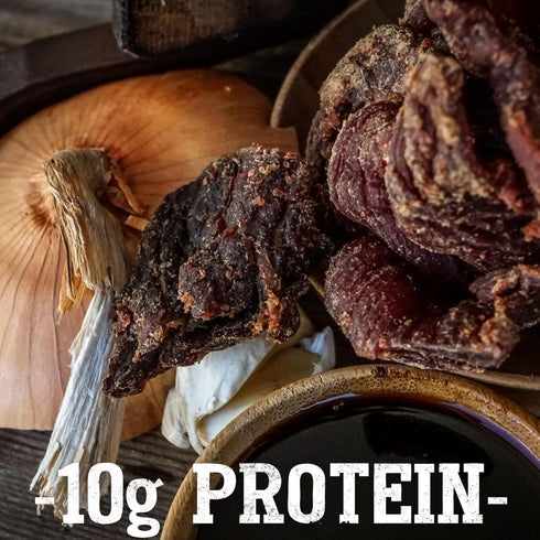 10 Cattleman's Cut Teriyaki Beef Jerky, Premium Marinated Steak High Protein Meat Snacks, Keto Friendly, Gluten Free