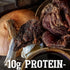 10 Cattleman's Cut Teriyaki Beef Jerky, Premium Marinated Steak High Protein Meat Snacks, Keto Friendly, Gluten Free