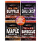 MaxJerky Jerky Variety Pack, Montreal Maple Bacon, Texas BBQ Beef Jerky, New