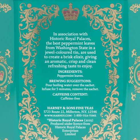 30 Harney & Sons Peppermint Herbal Tea in Sachets, Caffeine-Free Herbal, Sachets