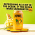 6g 1g Immunity 12 oz (pack 12) Popwell Tropical Mango Better-For-You Prebiotic Soda, with Fiber, Sugar, Vitamins