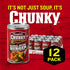 Country 18.8 oz 12) Campbells Chunky Soup, Sirloin Burger With Vegetable Beef Soup, Can (Case