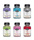 Set 6 Bakersfield Gourmet Colored Sugar Each bottle contains 5 oz -