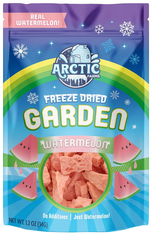 Crunchy Freeze-Dried Watermelon Snack - No Sugar Added